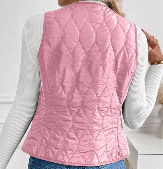 Ffleece Lined Padded Vest Jacket - Picture 2 of 4